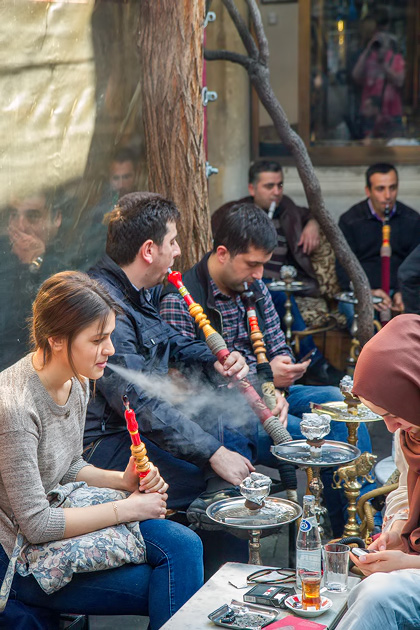 Istanbul Hookah Smoking