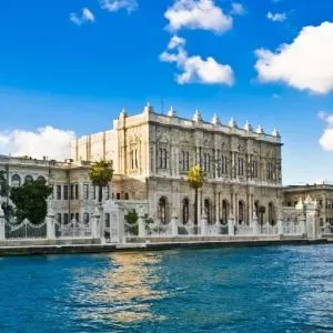 Dolmabahce Palace by Bosphorus