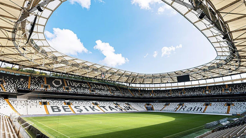 Interior view of Beşiktaş Park, also known as Tüpraş Stadium, in Istanbul, venue for the 2026 UEFA Europa League Final