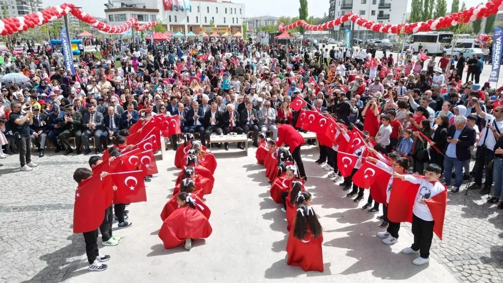 istanbul national sovereignty childrens day celebration Children performing during National Sovereignty and Children’s Day celebrations in Istanbul on April 23